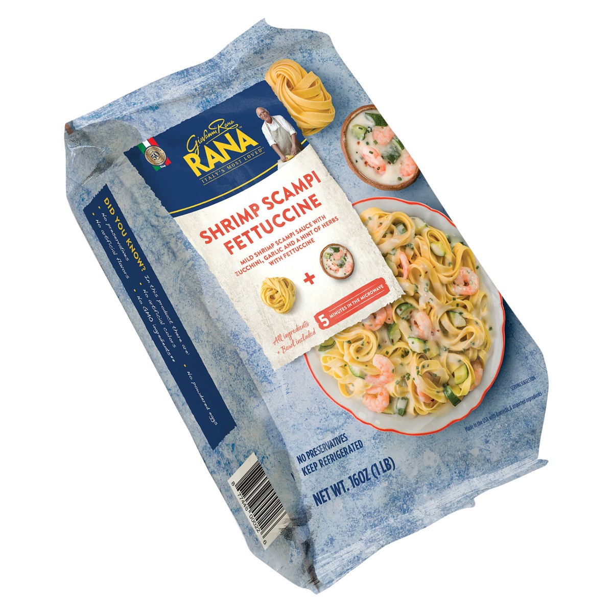 slide 3 of 11, Giovanni Rana Rana Shrimp Scampi Fettuccine, 16 oz