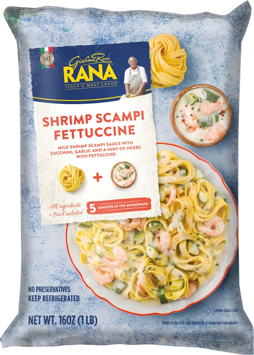 slide 7 of 11, Giovanni Rana Rana Shrimp Scampi Fettuccine, 16 oz