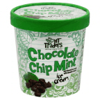 slide 1 of 1, Harris Teeter Traders Chocolate Chip Mint Premium Ice Cream, 16 oz