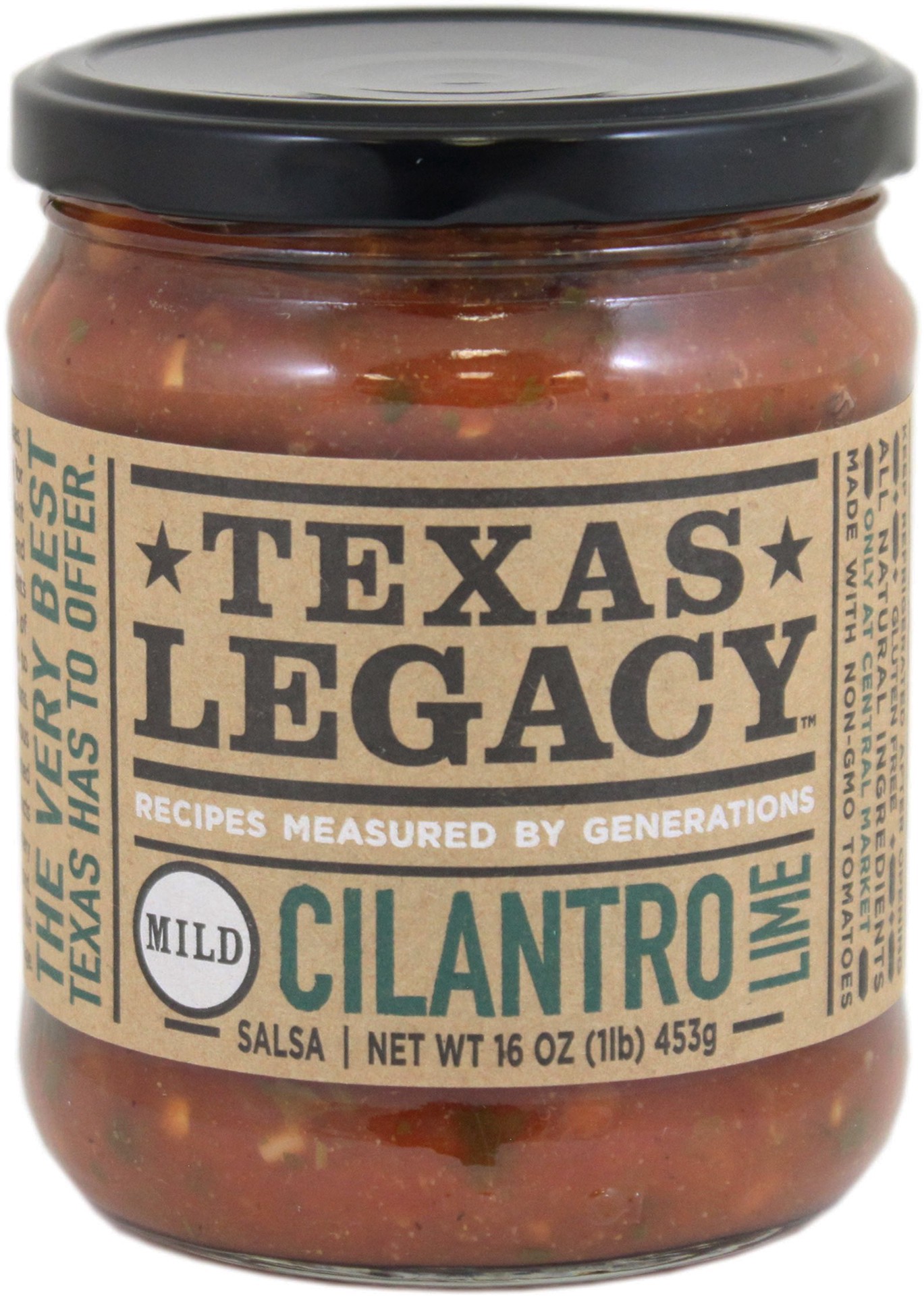 slide 1 of 1, Texas Legacy Cilantro Lime Mild Salsa, 16 oz