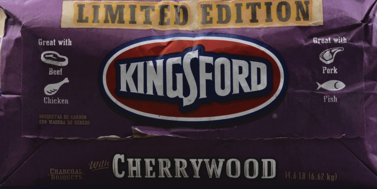 slide 4 of 5, Kingsford Cherrywood Charcoal Briquettes, 14.6 lb