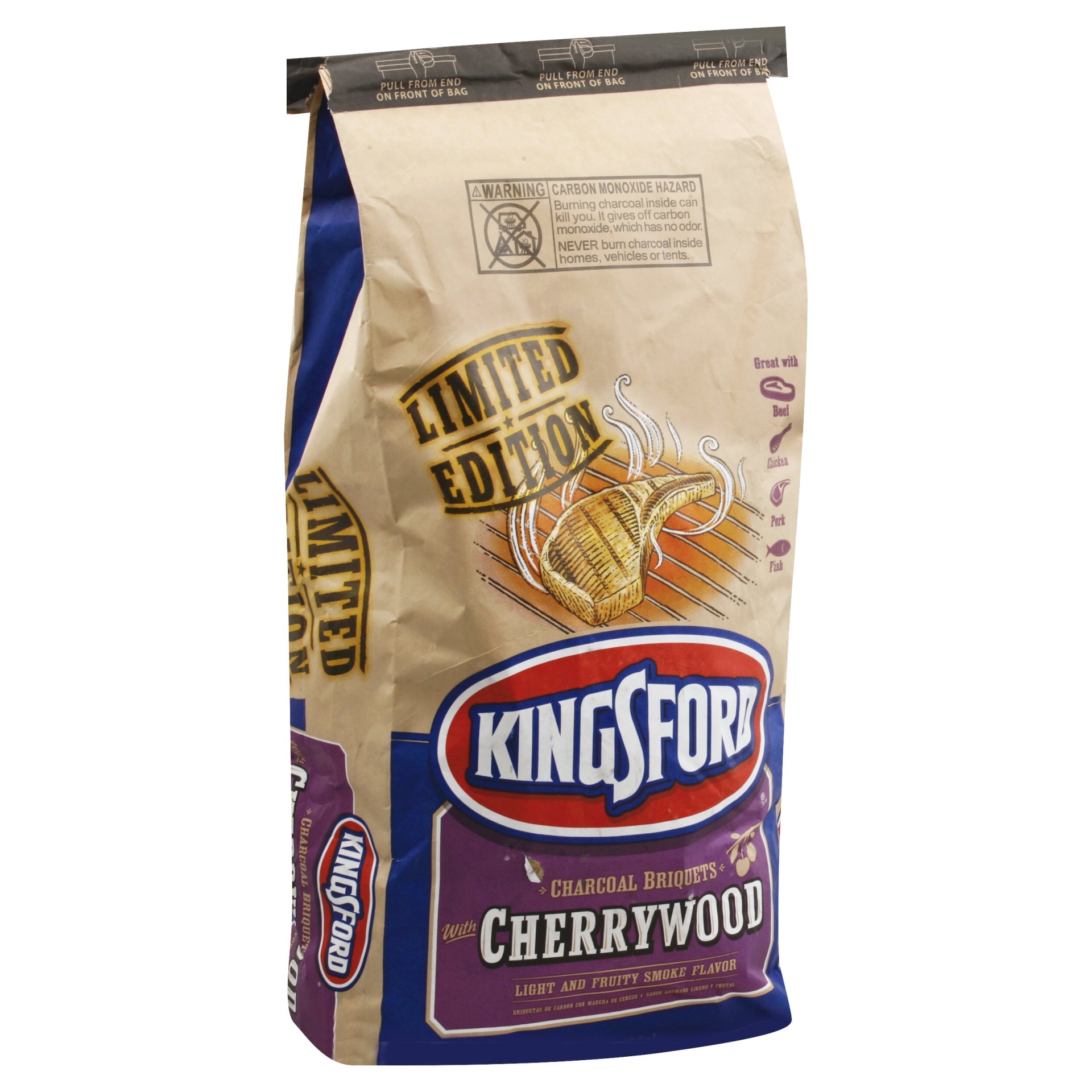 slide 1 of 5, Kingsford Cherrywood Charcoal Briquettes, 14.6 lb