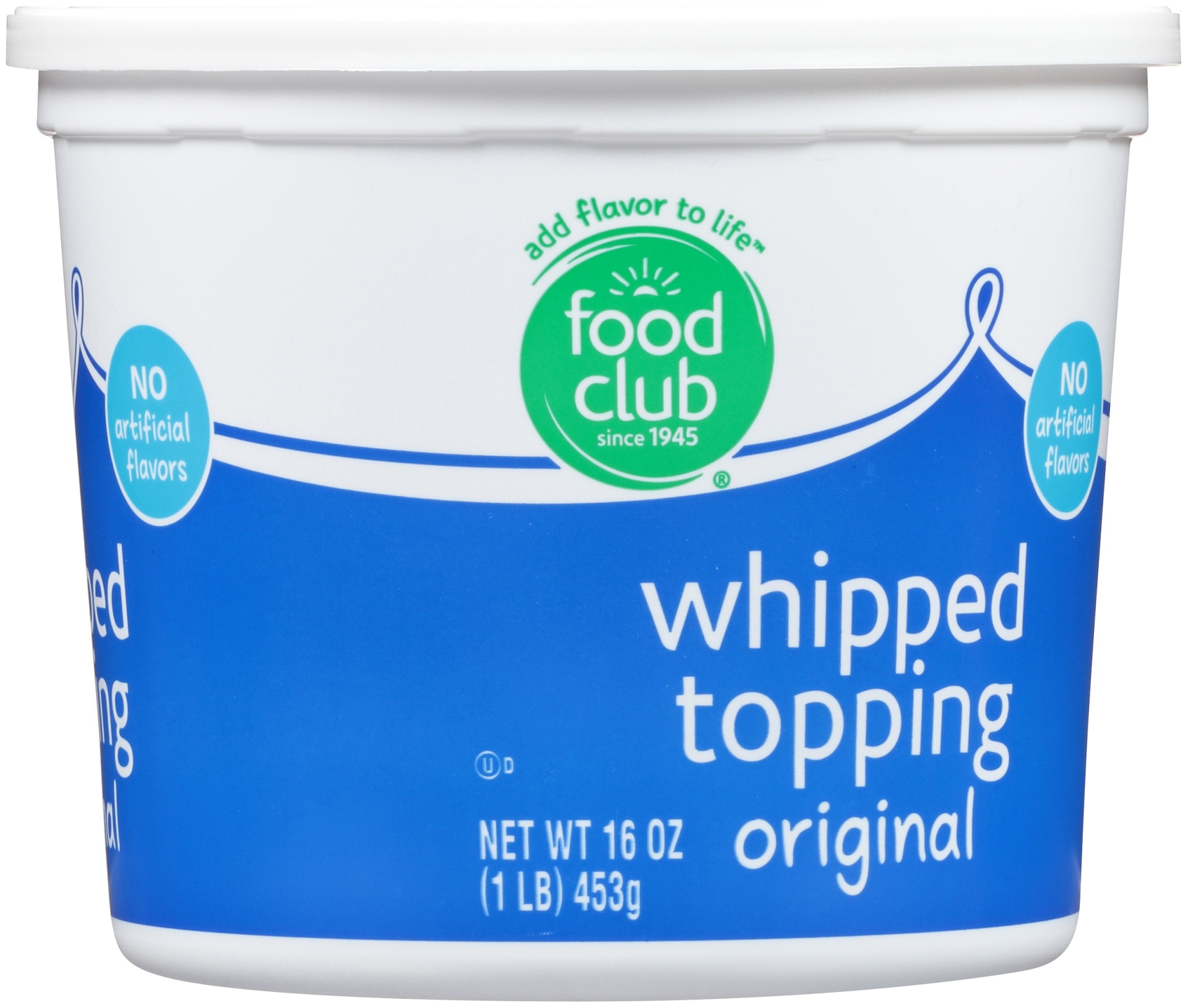 slide 2 of 6, Food Club Whipped Topping Original, 16 oz