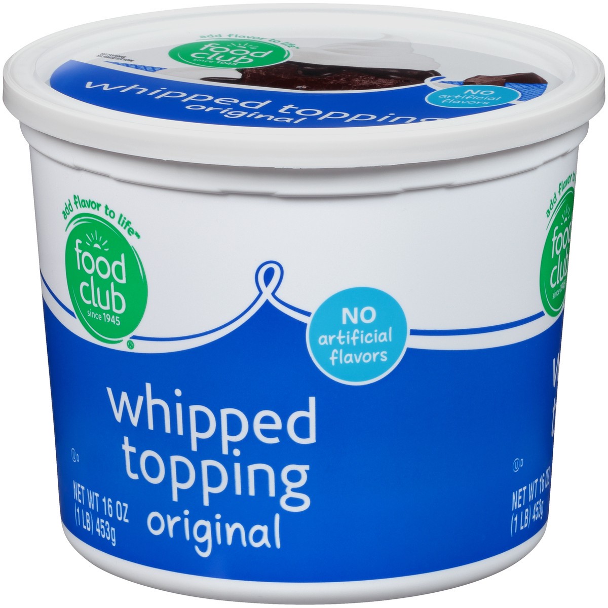 slide 10 of 10, Food Club Original Whipped Topping, 16 oz