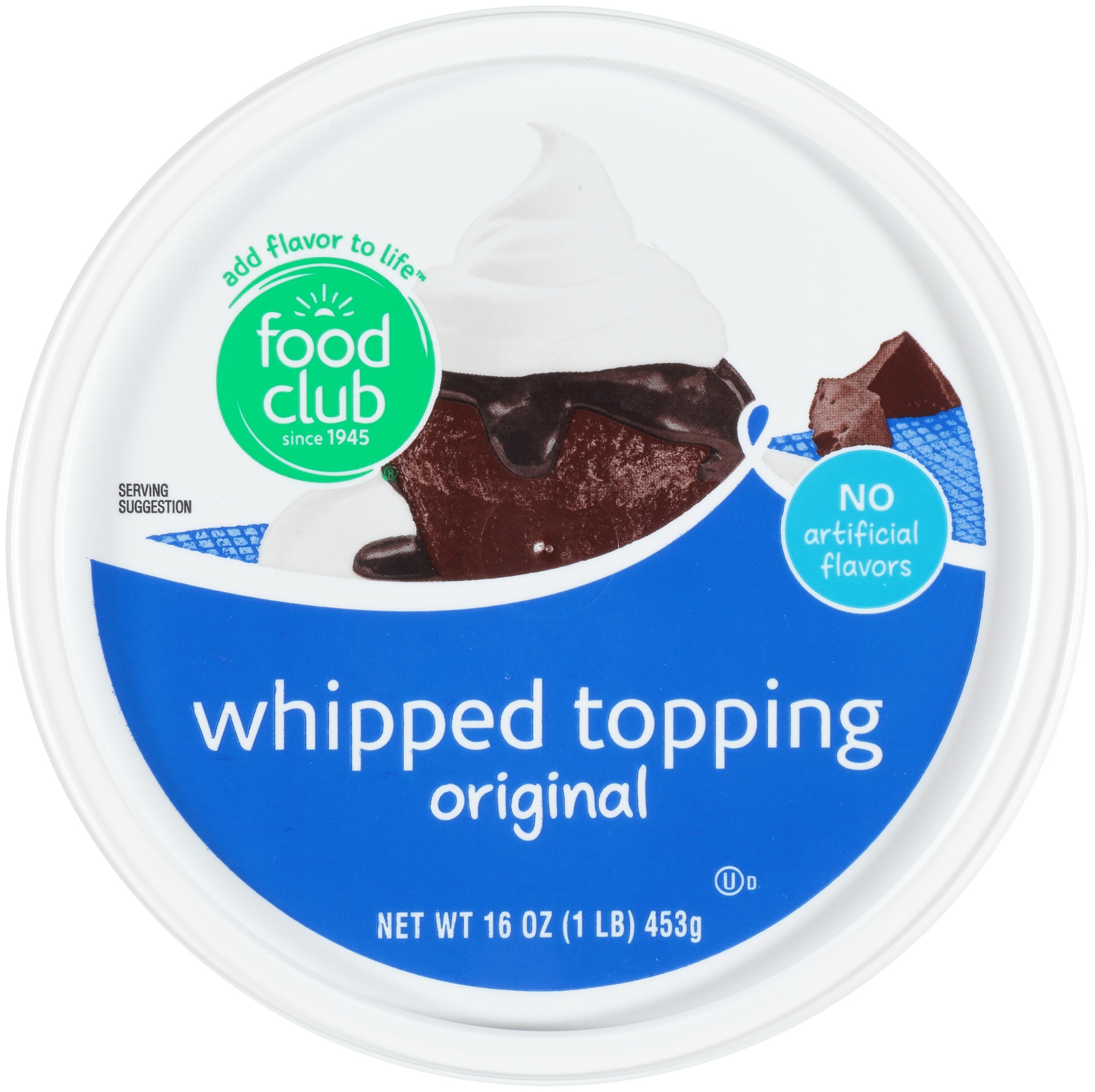 slide 1 of 6, Food Club Whipped Topping Original, 16 oz