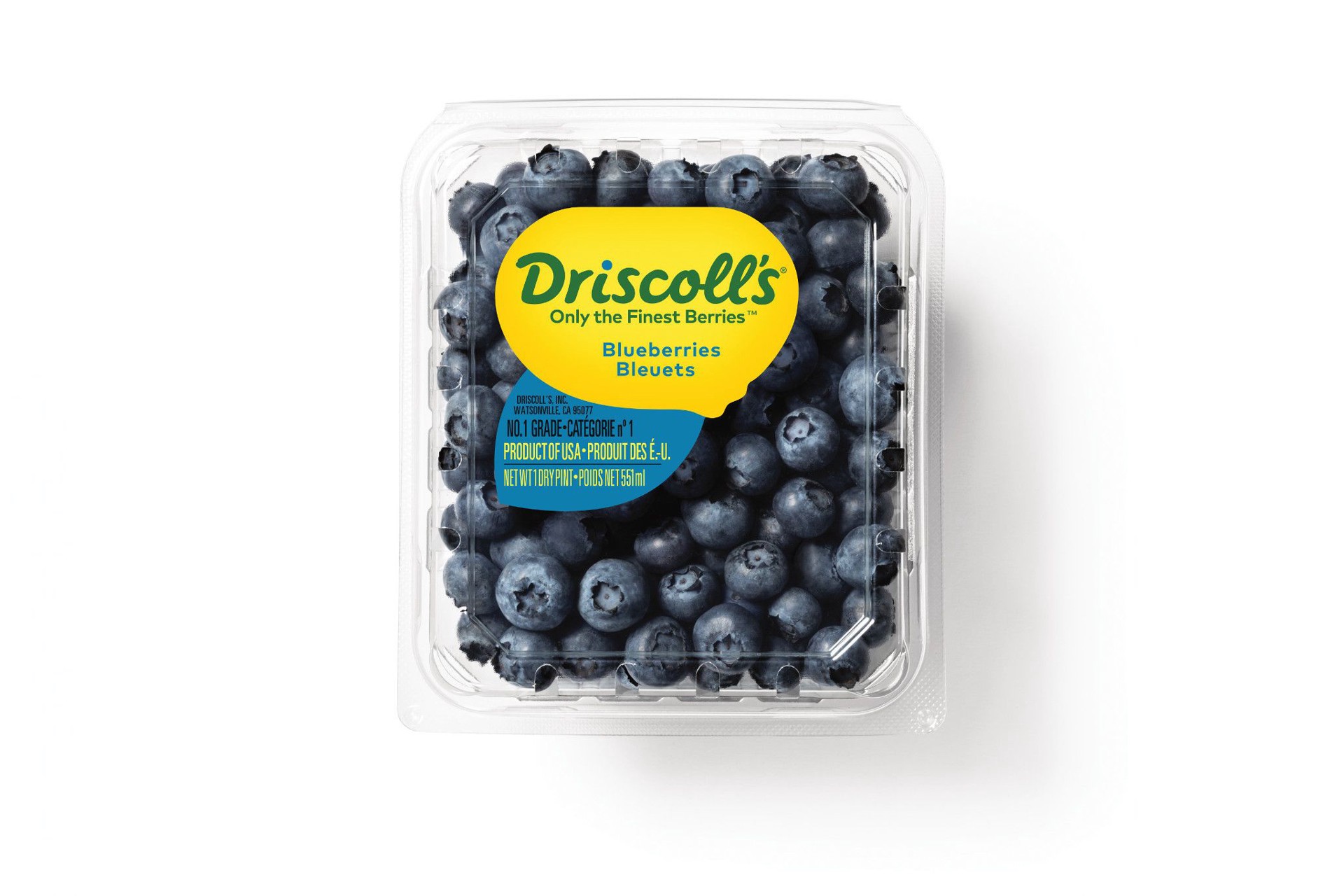 slide 1 of 6, Driscoll's Blueberries, 1 pint