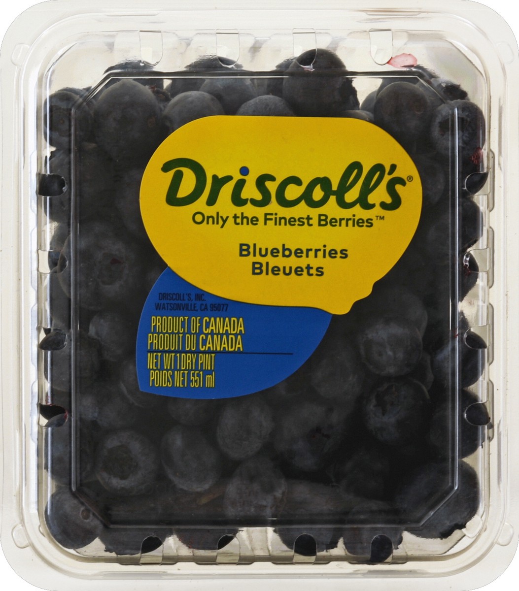 slide 1 of 6, Driscoll's Blueberries 1 pt, 1 pint