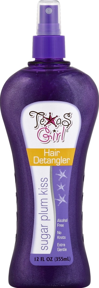 slide 1 of 4, Texas Girl Sugar Plum Kiss Hair Detangler, 12 oz