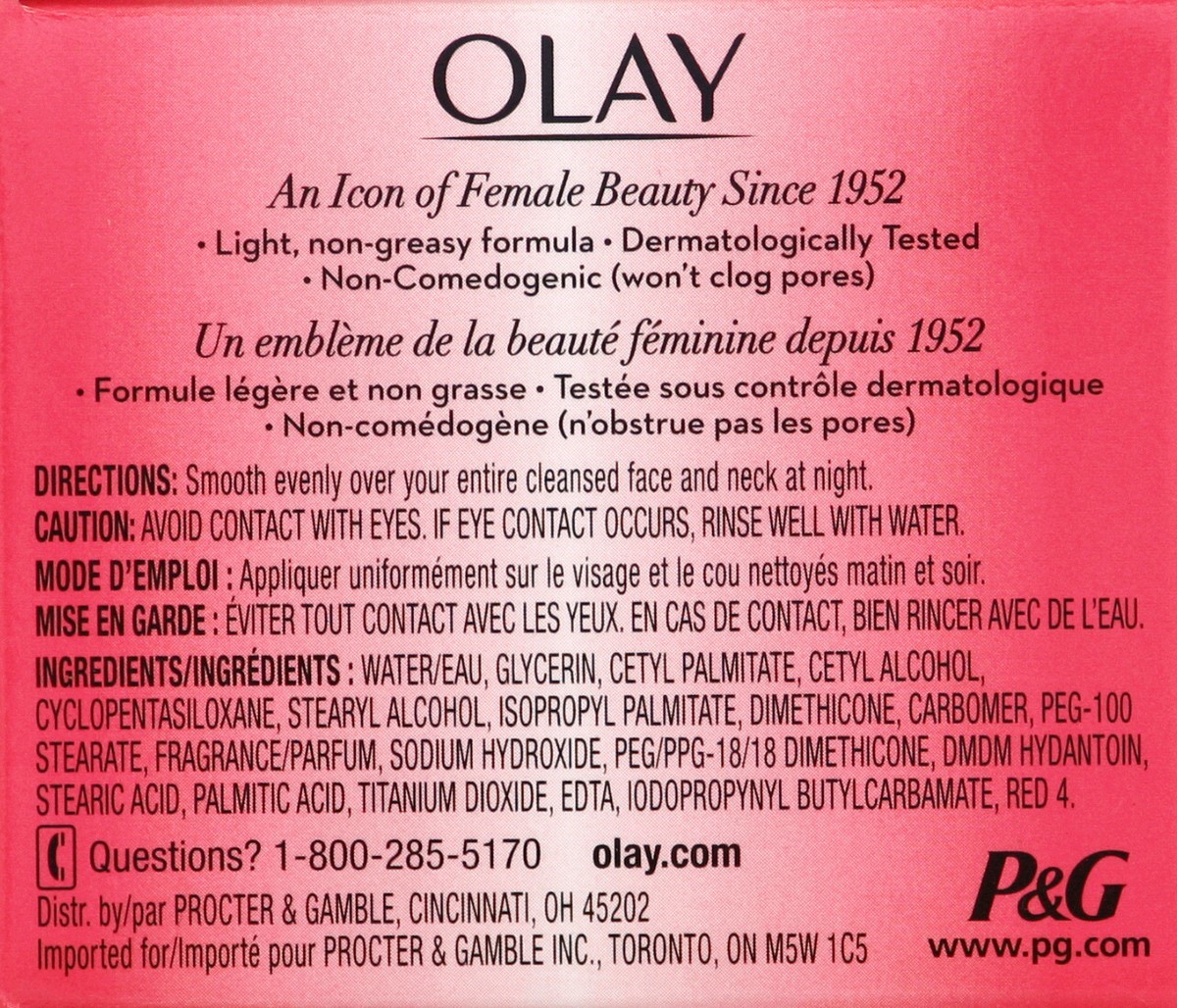 slide 6 of 7, Olay Night of Olay Firming Night Cream Face Moisturizer, 1.9 fl oz, 2 oz