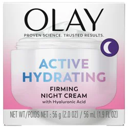 Olay Night of Olay Firming Night Cream Face Moisturizer, 1.9 fl oz