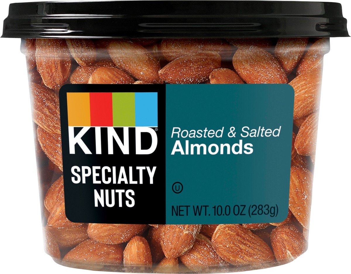 slide 3 of 4, Kind Roasted & Salted Almonds, 10 oz