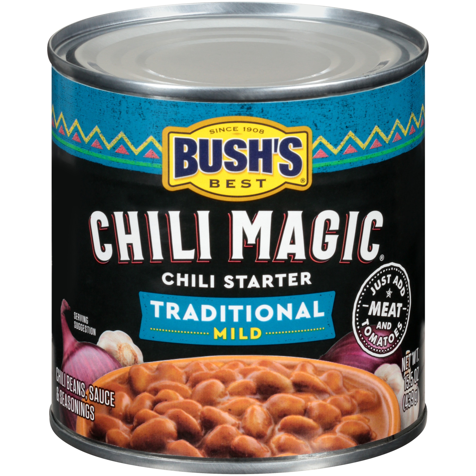 slide 4 of 5, Bush's Best Bush's Chili Magic Classic Homestyle 15.5 oz, 15.5 oz