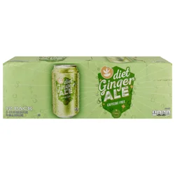 Giant Diet Ginger Ale Soda Caffeine Free - 12 pk