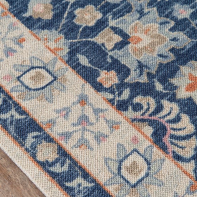 slide 3 of 5, Momeni Anatolia 2'3 x 7'6Runner - Navy, 1 ct