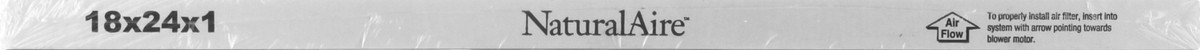 slide 2 of 11, NaturalAire 18 x 24 x 1 Odor Eliminator with Baking Soda Air Cleaning Filter 1 ea, 1 ct