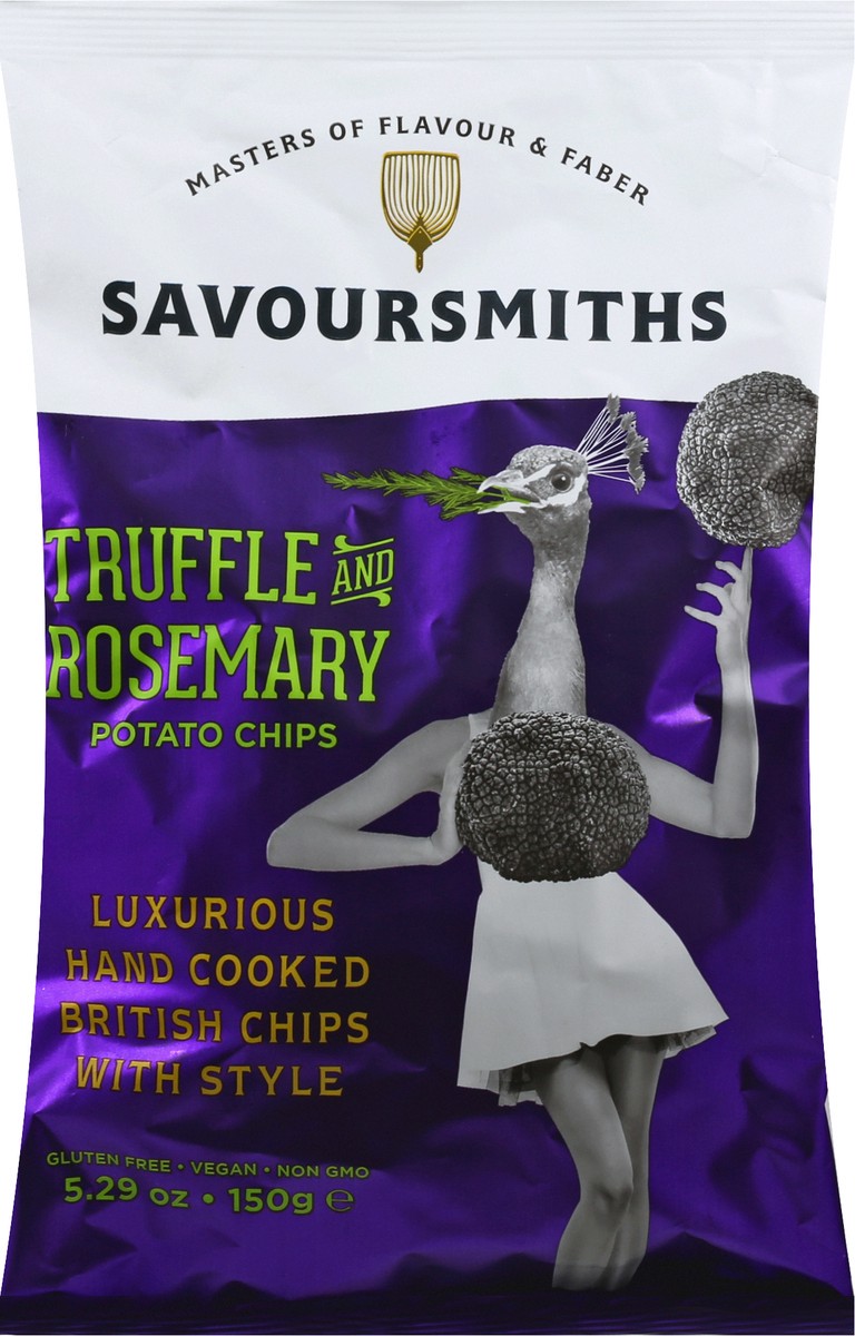 slide 11 of 13, Savoursmiths Truffle and Rosemary Potato Chips 5.29 oz, 5.29 oz