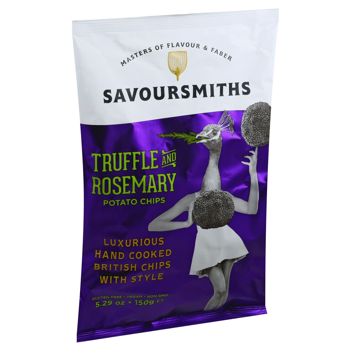 slide 10 of 13, Savoursmiths Truffle and Rosemary Potato Chips 5.29 oz, 5.29 oz