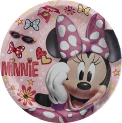 Unique 8-5/8 Inch Disney Junior Minnie Plates 8 ea
