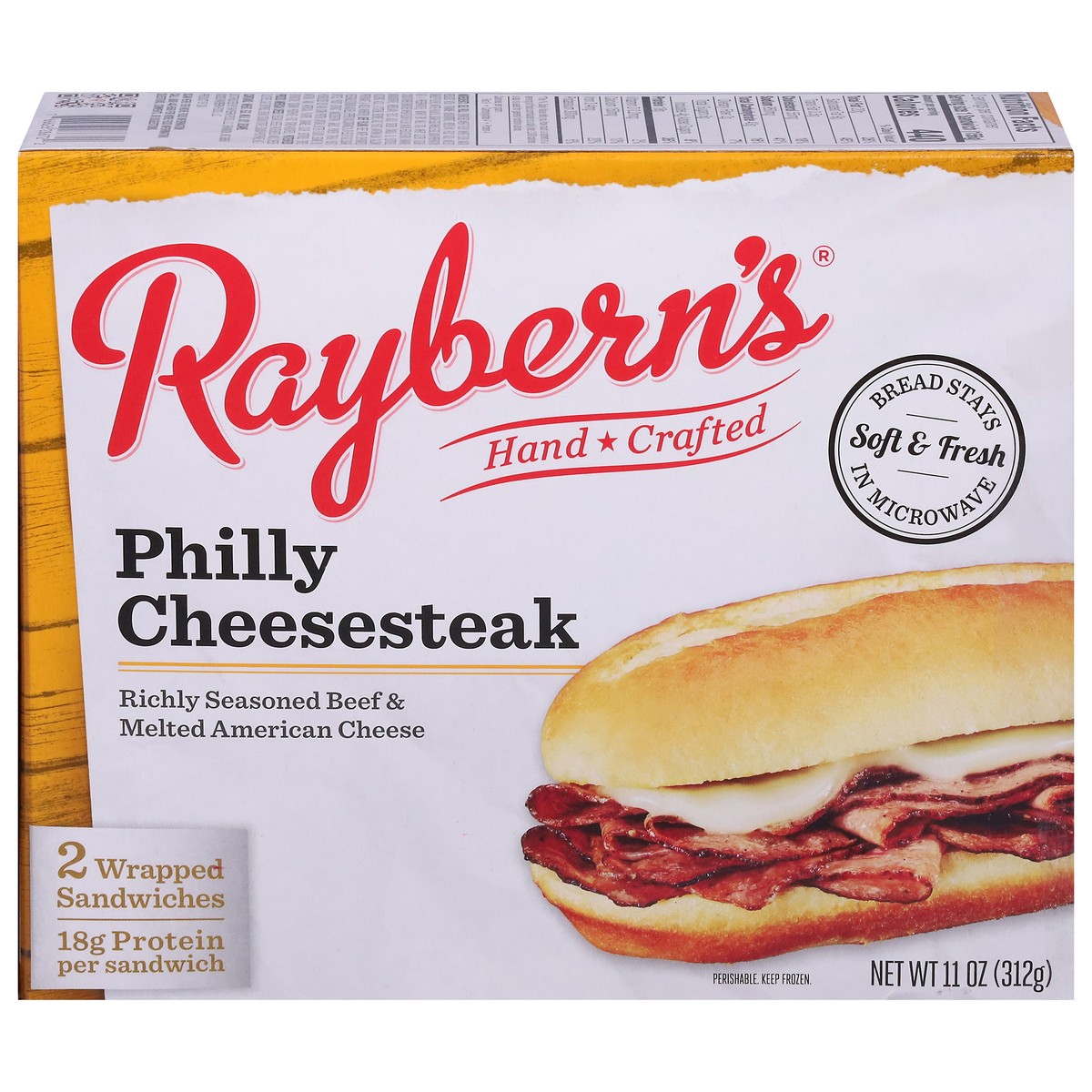 slide 2 of 16, Raybern's Philly Cheesesteak Sandwiches 2 ea, 11 oz