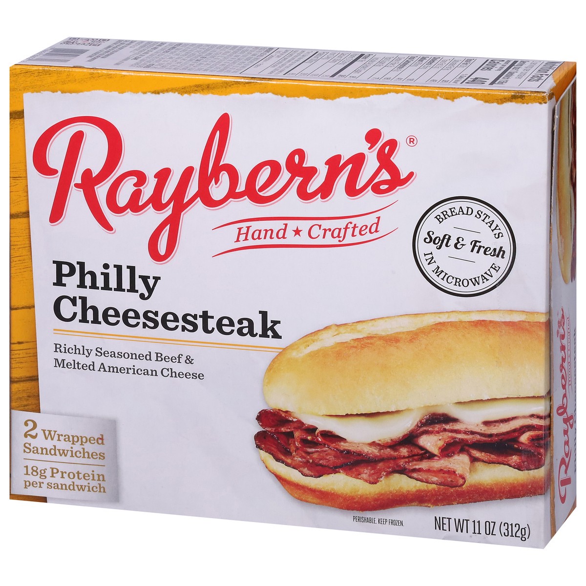 slide 5 of 16, Raybern's Philly Cheesesteak Sandwiches 2 ea, 11 oz