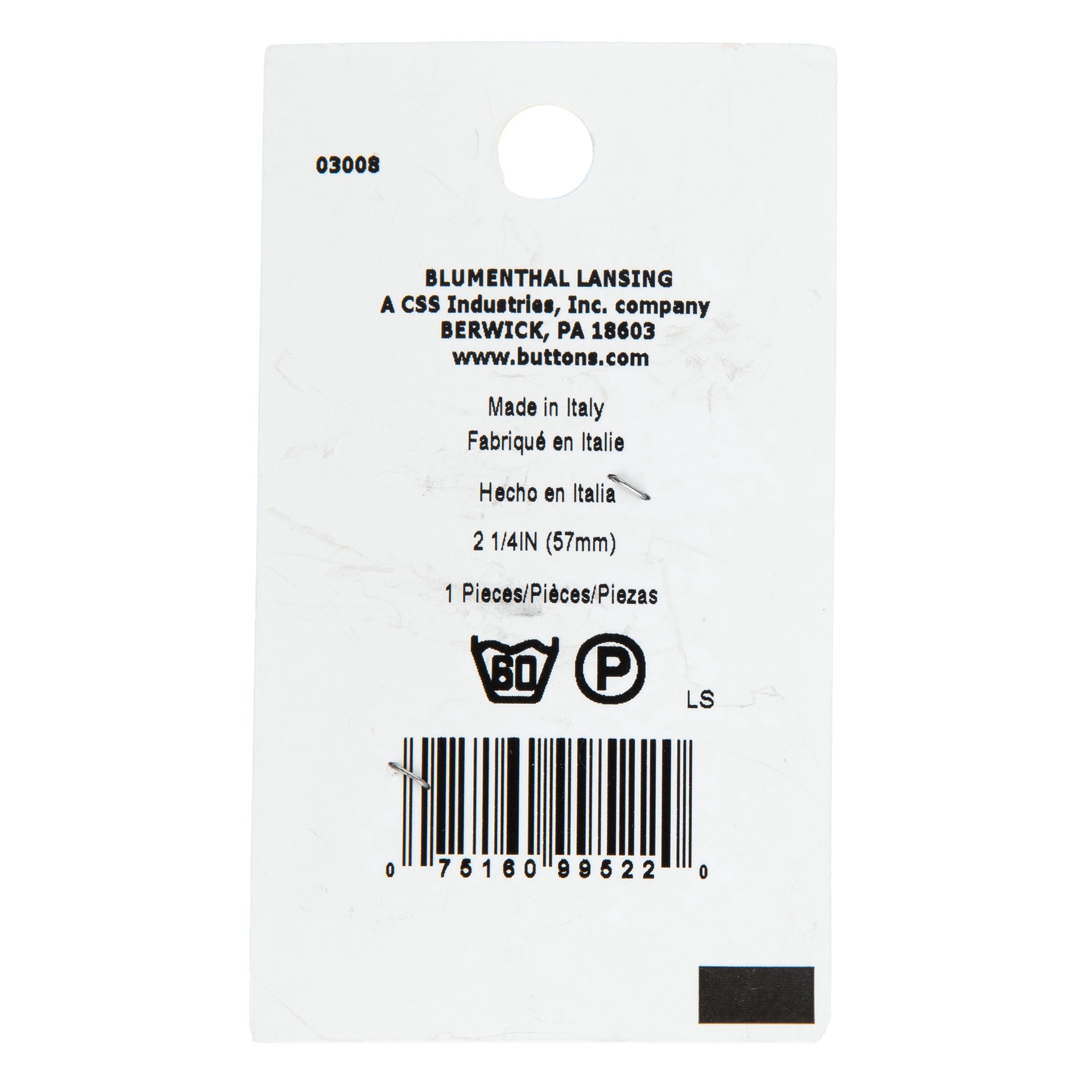 slide 3 of 3, Blumenthal Lansing Lamode 2.25" Antique Silver Clasp, 2.25 in