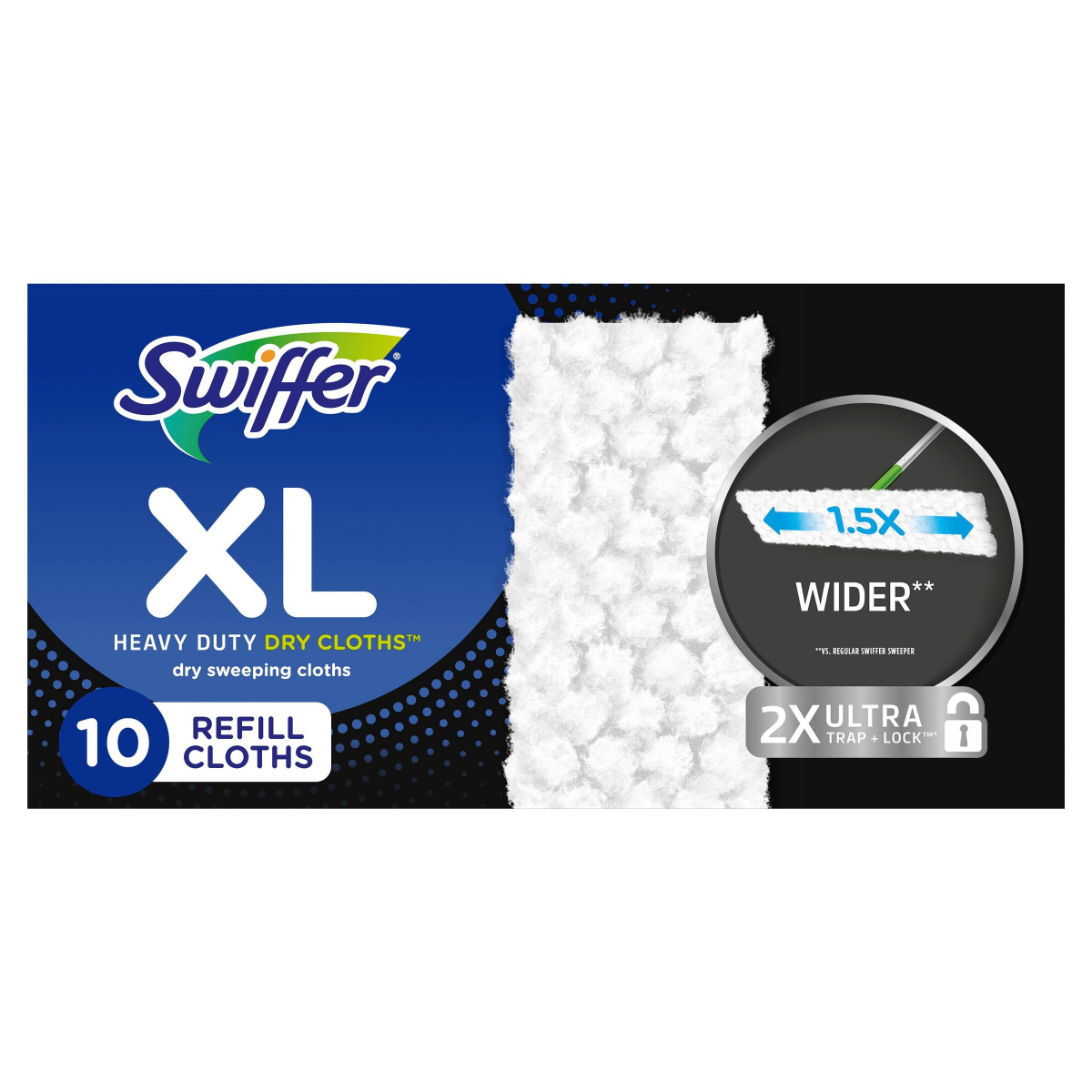 slide 1 of 1, Swiffer XL Heavy Duty Dry Duster Refills - Unscented - 10ct, 10 ct