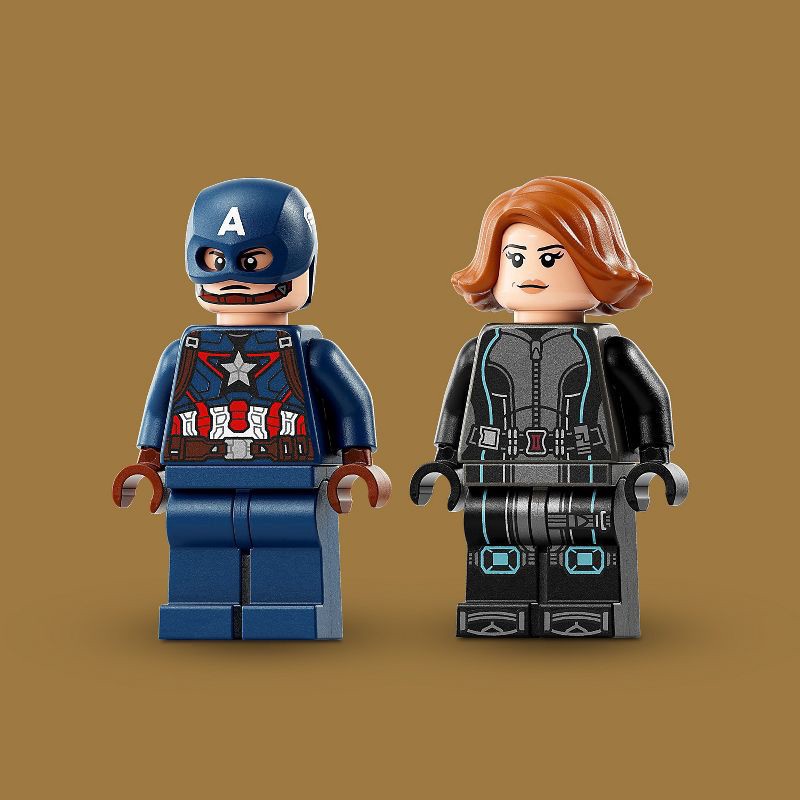 slide 2 of 6, LEGO Marvel Black Widow & Captain America Motorcycles Playset 76260, 1 ct