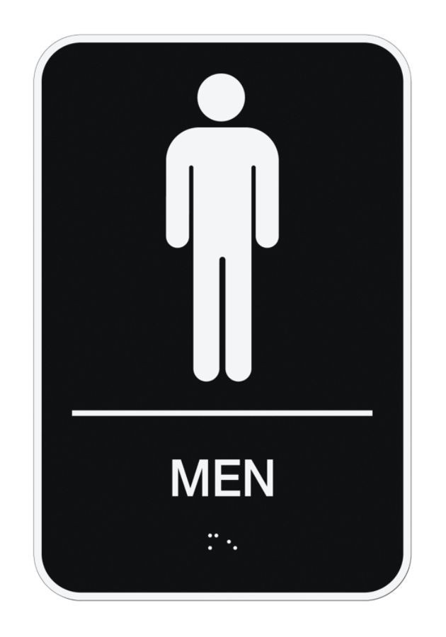 slide 2 of 2, Cosco Ada Men/Women Combo Pack Restroom Signs, 2 ct; 6 in x 9 in