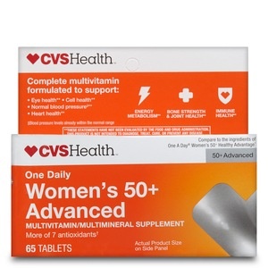 slide 1 of 1, CVS Health Daily Multiple For Women 50+ Tablets, 50 ct