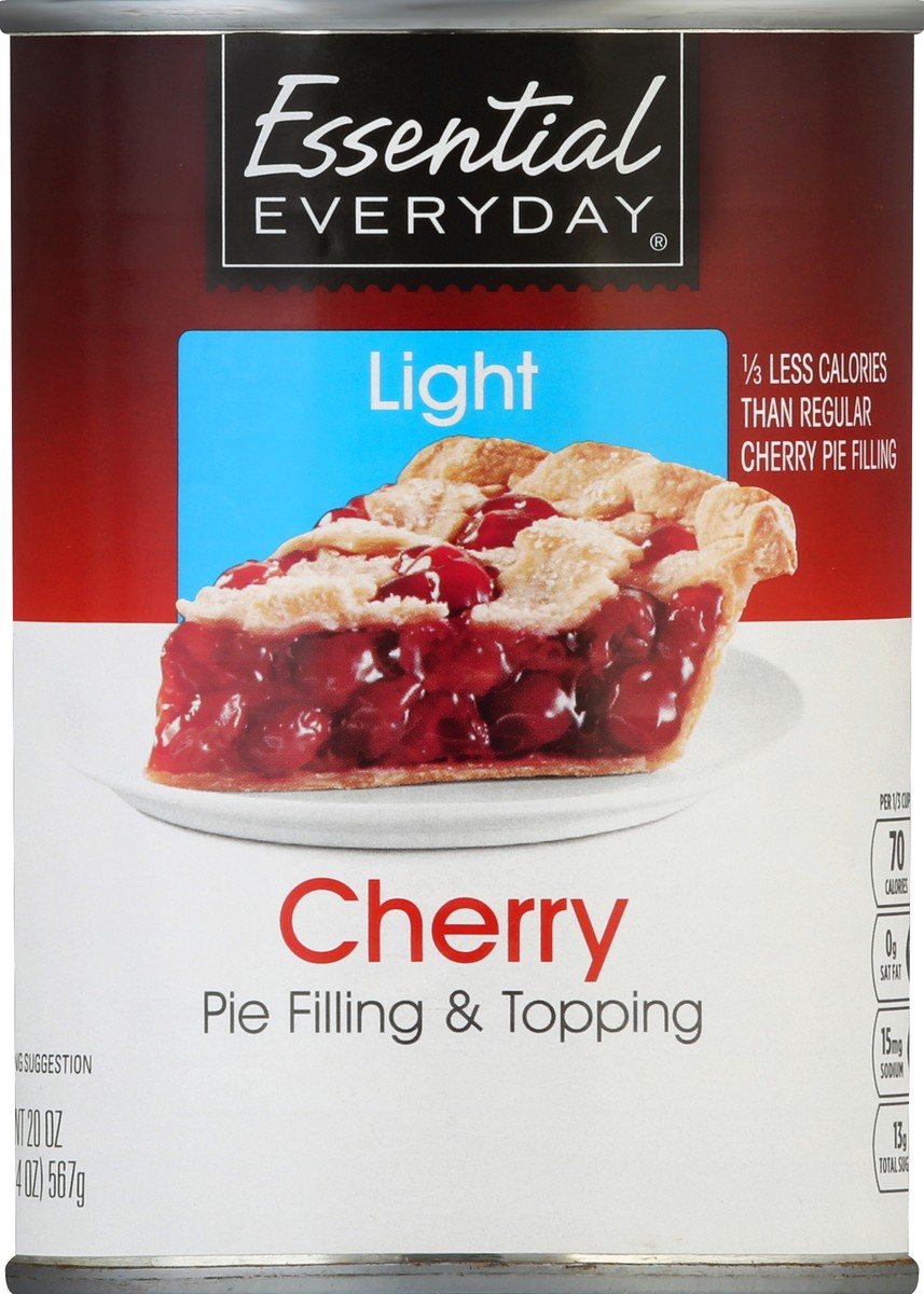 slide 5 of 6, Essential Everyday Lite Cherry Pie Filling, 20 oz