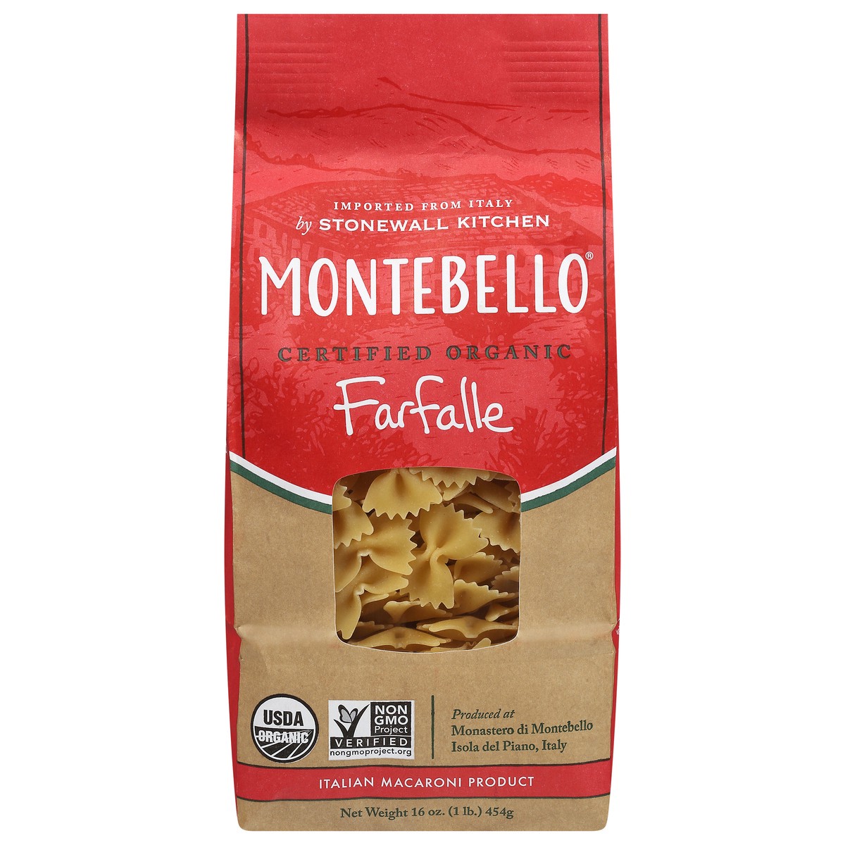slide 1 of 5, Montebello Farfalle 16 oz, 16 oz