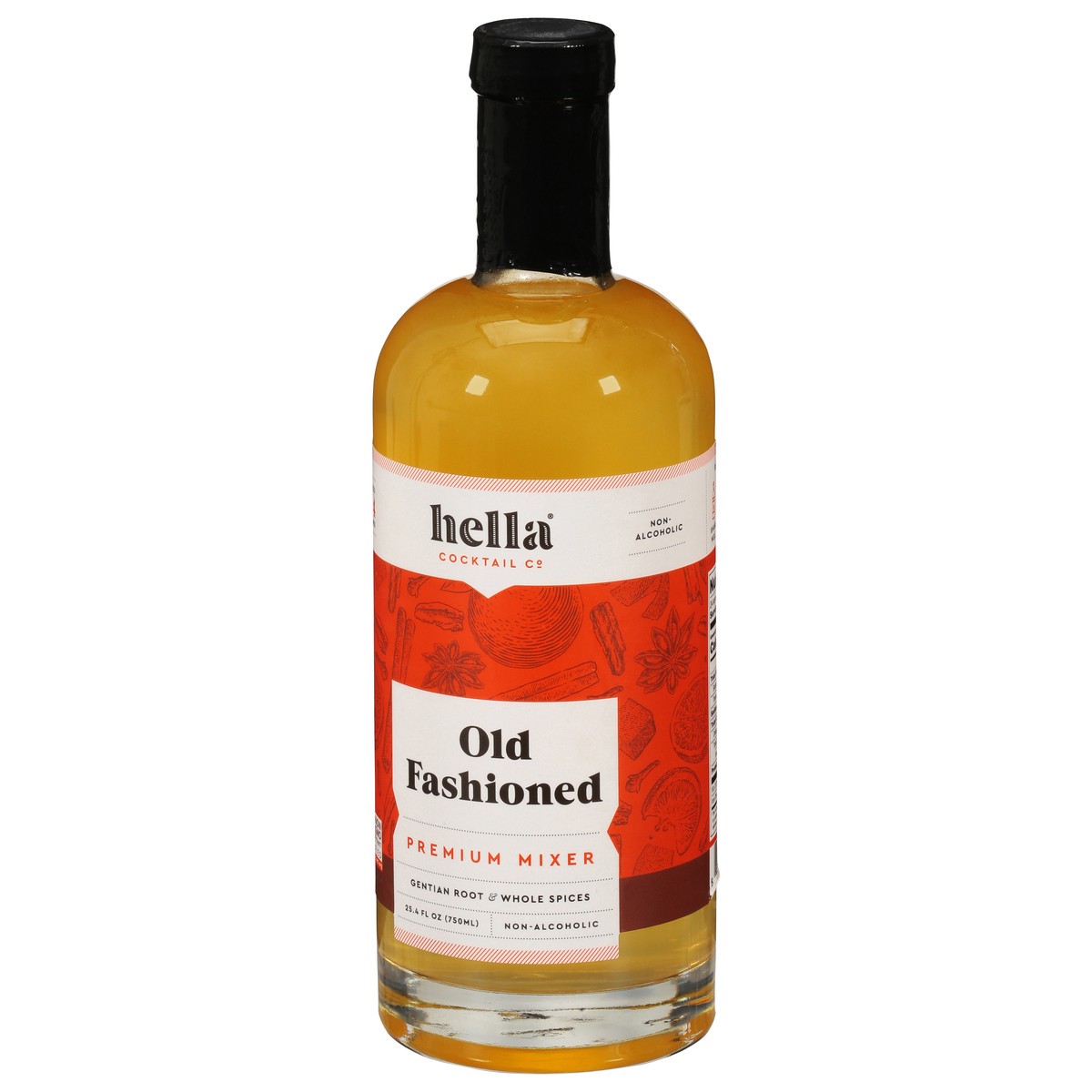 slide 3 of 9, Hella Cocktail Co. Old Fashioned Gentian Root & Whole Spices Premium Mixer 25.4 fl oz, 25.4 fl oz