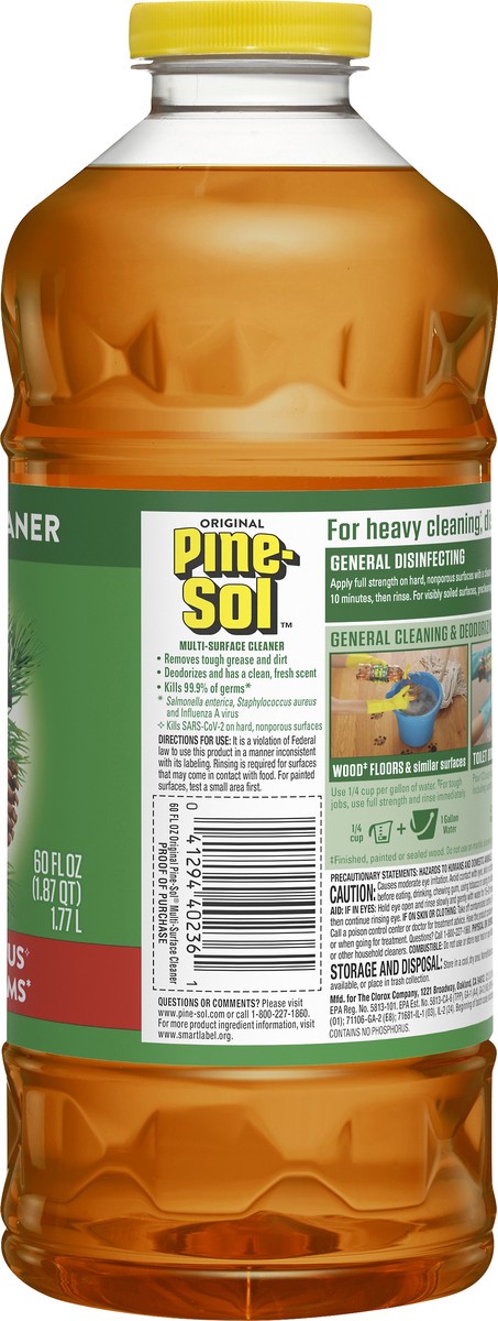 slide 2 of 7, Pine-Sol Original Multi-Surface Cleaner 60 oz, 60 oz