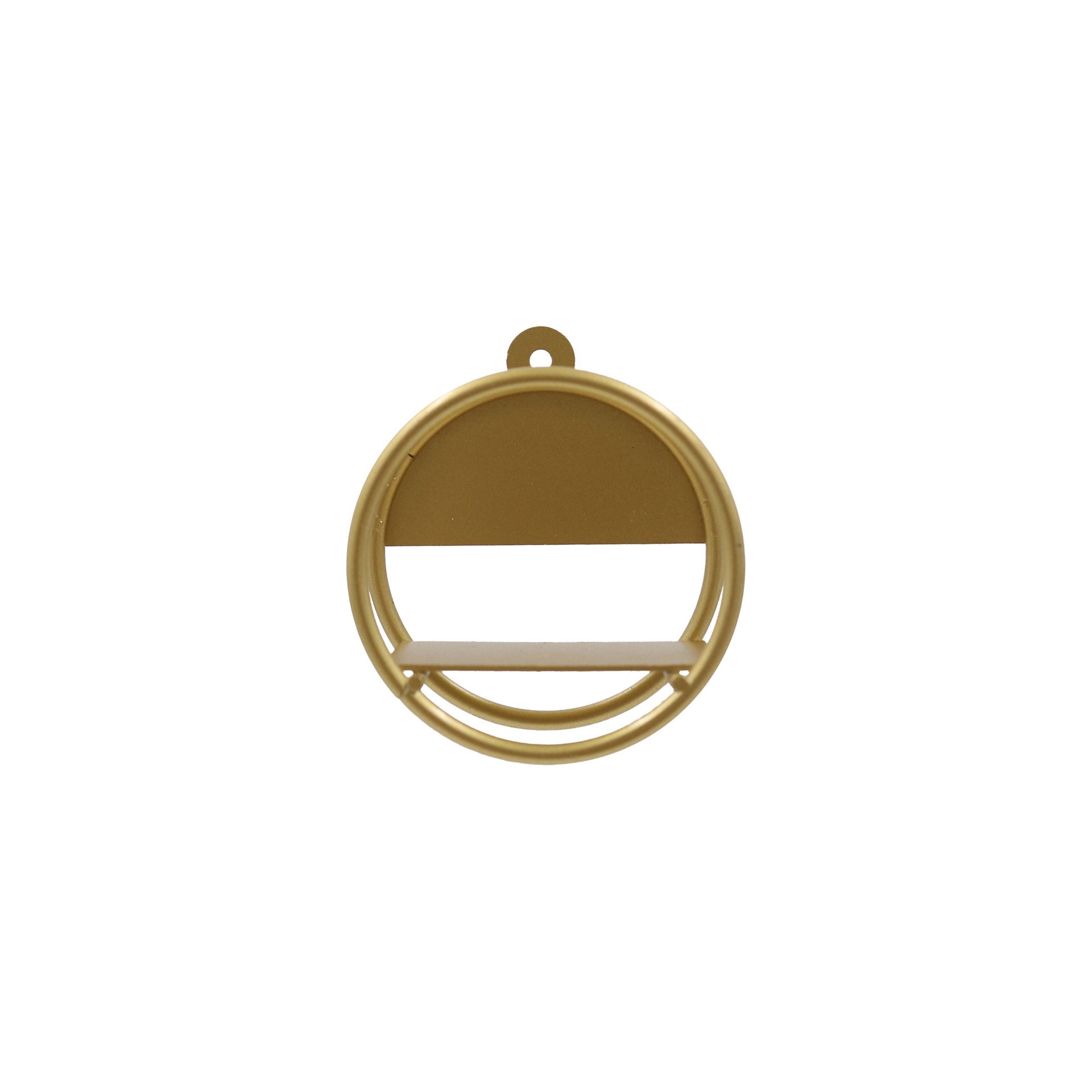 slide 2 of 3, Mini Gold Round Hanging Shelf By Make Market, 2.07 in x 1.4 in x 2.34 in