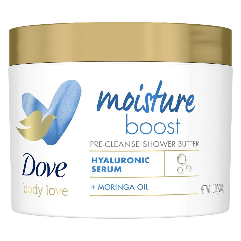 slide 3 of 6, Dove Body Love Shower Cleansing Butter Moisture Boost Cleanser, 10 oz, 10 oz