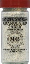 Morton & Bassett Morton & Bass Spice Garlic Granulated O - 2.6 oz