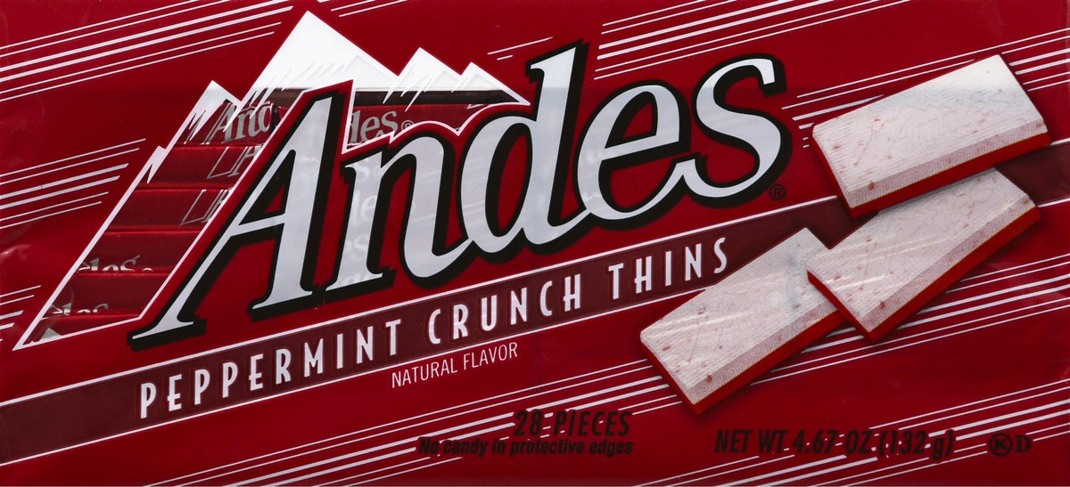 slide 5 of 9, Andes Peppermint Crunch Thins, 4.67 oz
