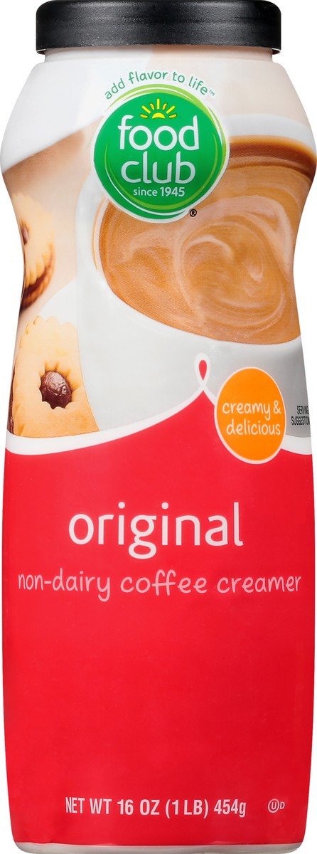 slide 9 of 10, Food Club Original Coffee Creamer, 16 oz