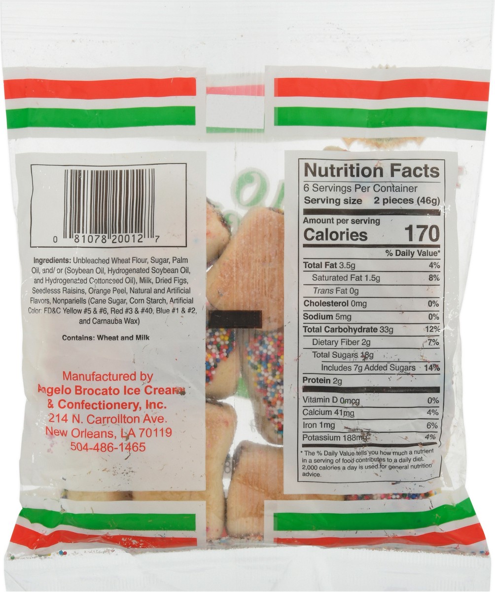 slide 6 of 9, Angelo Brocato Fig Cookies, 1 oz