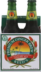 Reed's Premium Non-Alcoholic Beer 4 - 12 fl oz Bottles