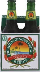 Reed's Premium Non-Alcoholic Beer 4 - 12 fl oz Bottles