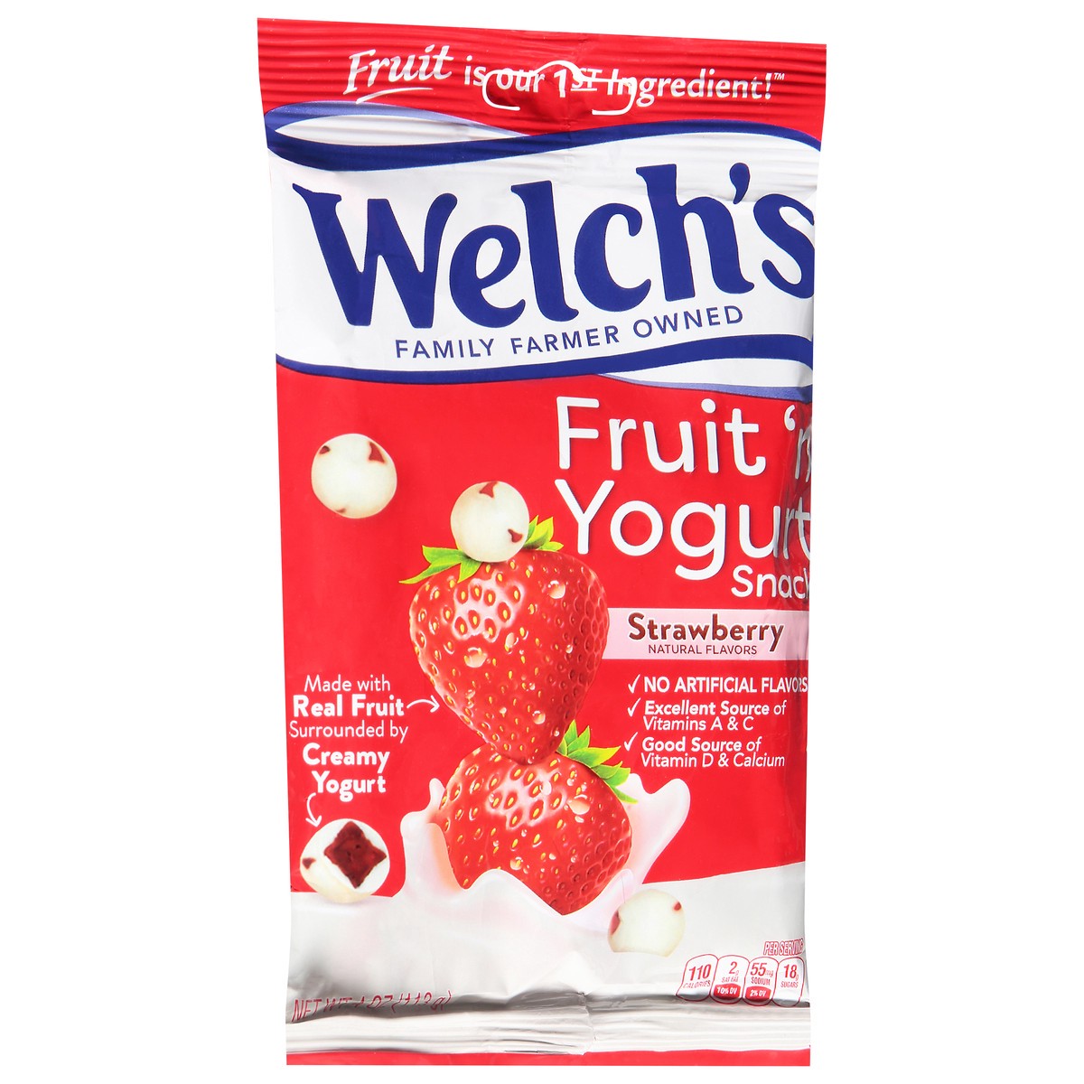 slide 2 of 11, Welch's Strawberry Fruit 'N Yogurt Snacks 4 Oz, 4 oz