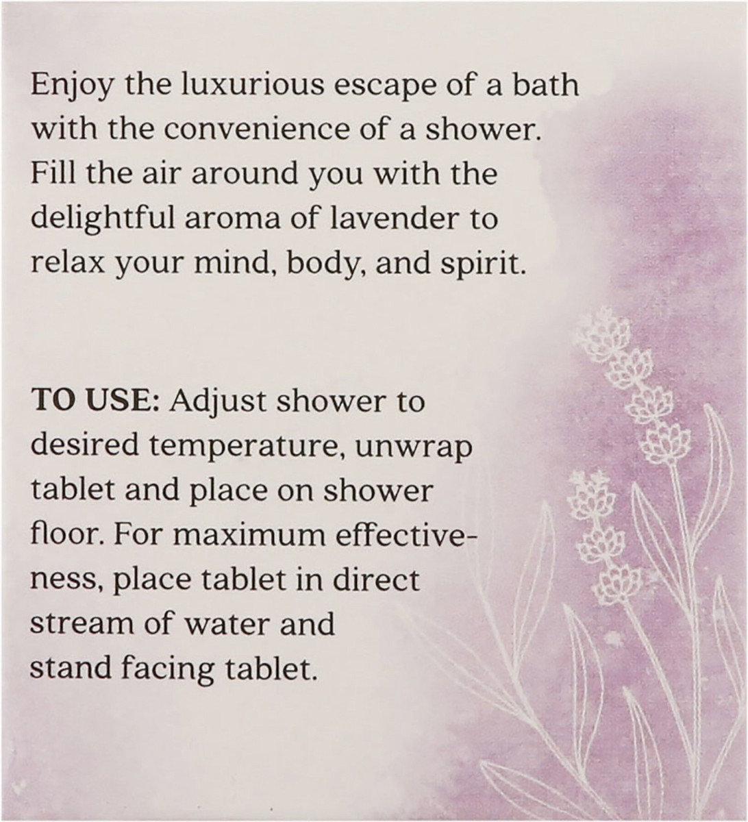 slide 11 of 12, Aura Cacia Relaxing Lavender Aromatherapy Shower Tablets, 3 ct