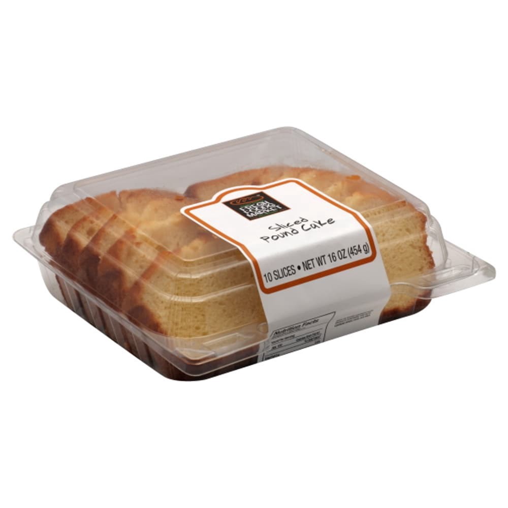 slide 1 of 1, Harris Teeter Fresh Foods Market Sliced Pound Cake, 1 ct