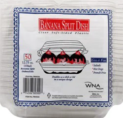 WNA 12.75 Ounce Banana Split Dish 50 ea