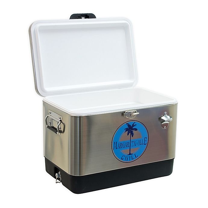 slide 1 of 3, Margaritaville Stainless Steel Cooler, 54 qt