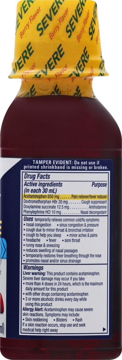 slide 8 of 9, Vicks Nyquil Severe Cold Fluld, 8 fl oz