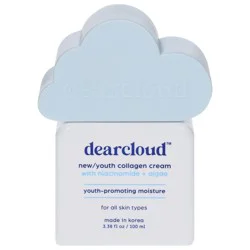 Dearcloud New/Youth Collagen Cream with Niacinamide + Algae 3.38 fl oz