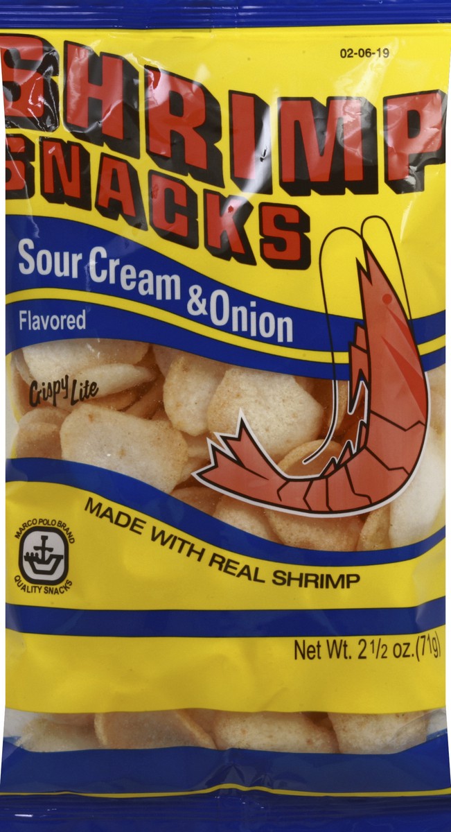 slide 5 of 6, Marco Polo Shrimp Snacks 2.5 oz, 2.5 oz