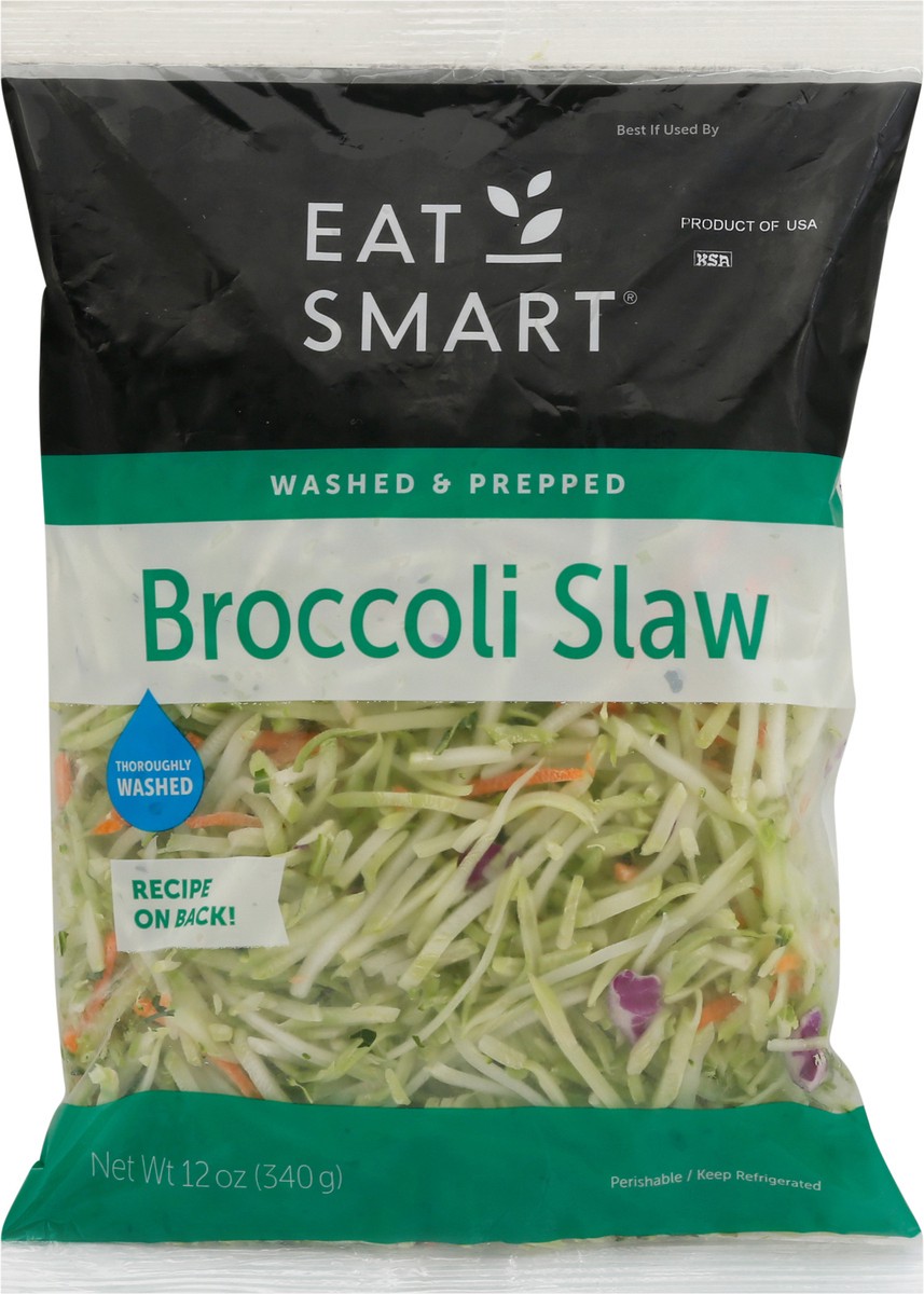 slide 1 of 14, Eat Smart Broccoli Slaw 12 oz, 12 oz